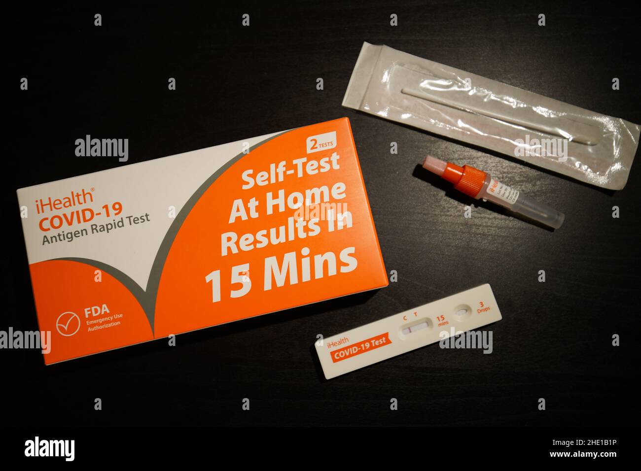 Ihealth covid 19 antigen rapid test hires stock photography and images