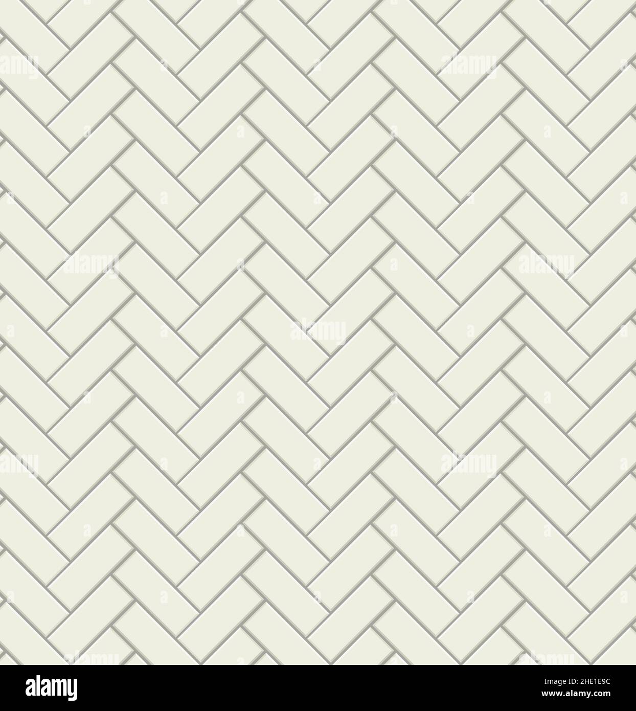 Subway tile pattern. Metro white ceramic bricks background. Vector