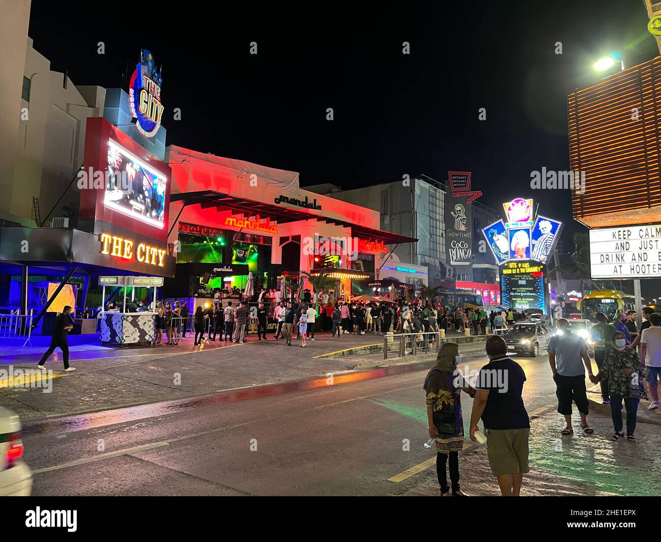 nightlife downtown cancun