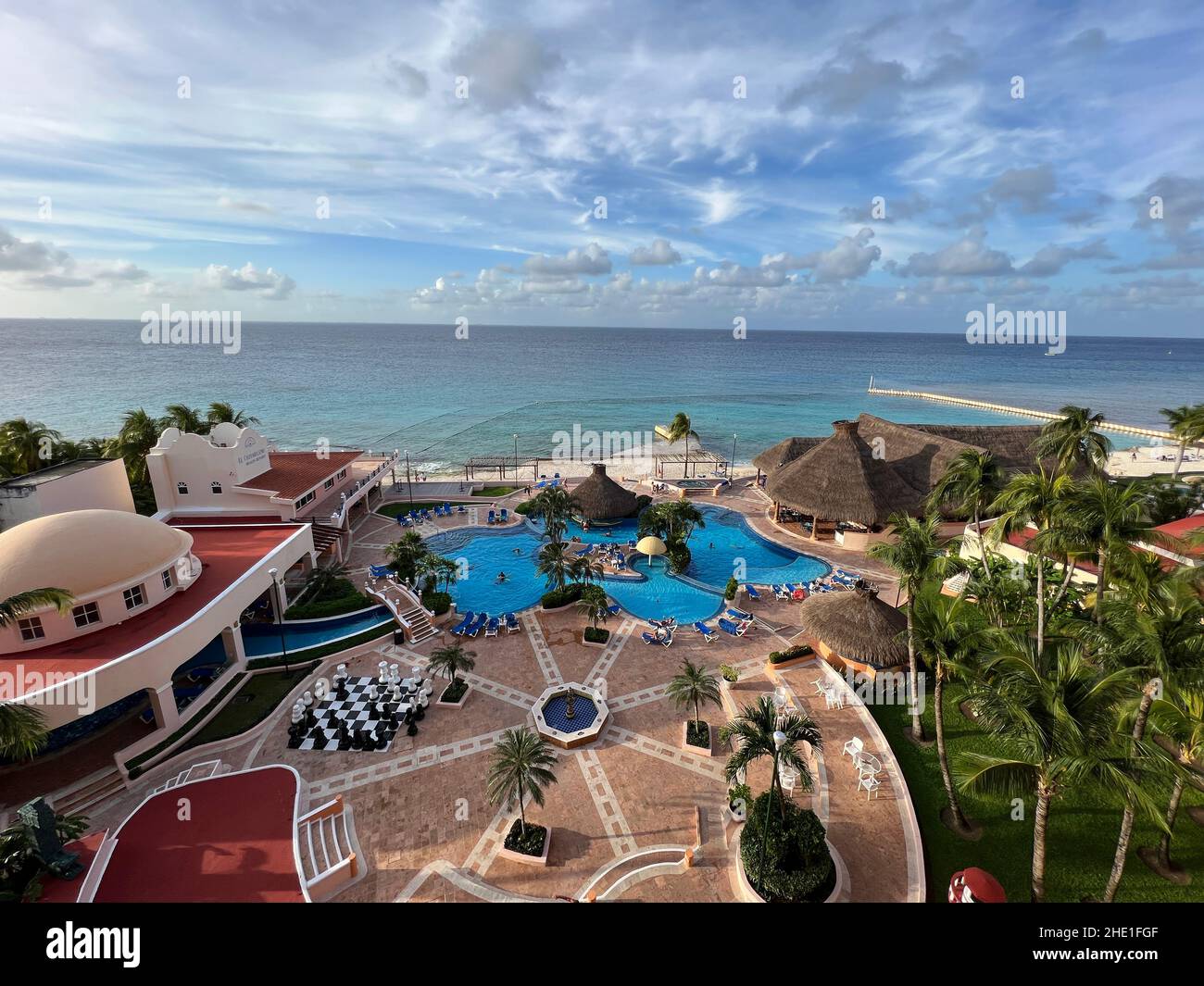 Cozumel, Quintana Roo, Mexico December 17,2021 El Cozumeleno Beach