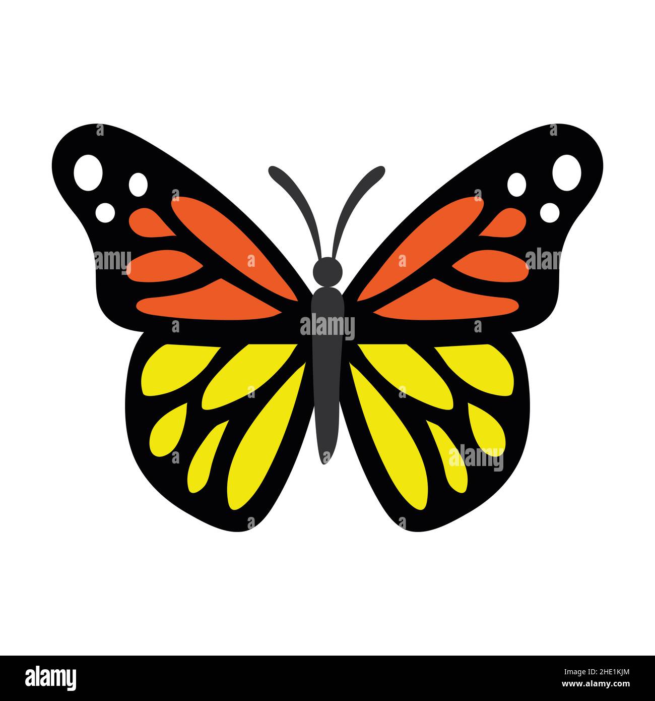 Butterfly clip art hi-res stock photography and images - Alamy