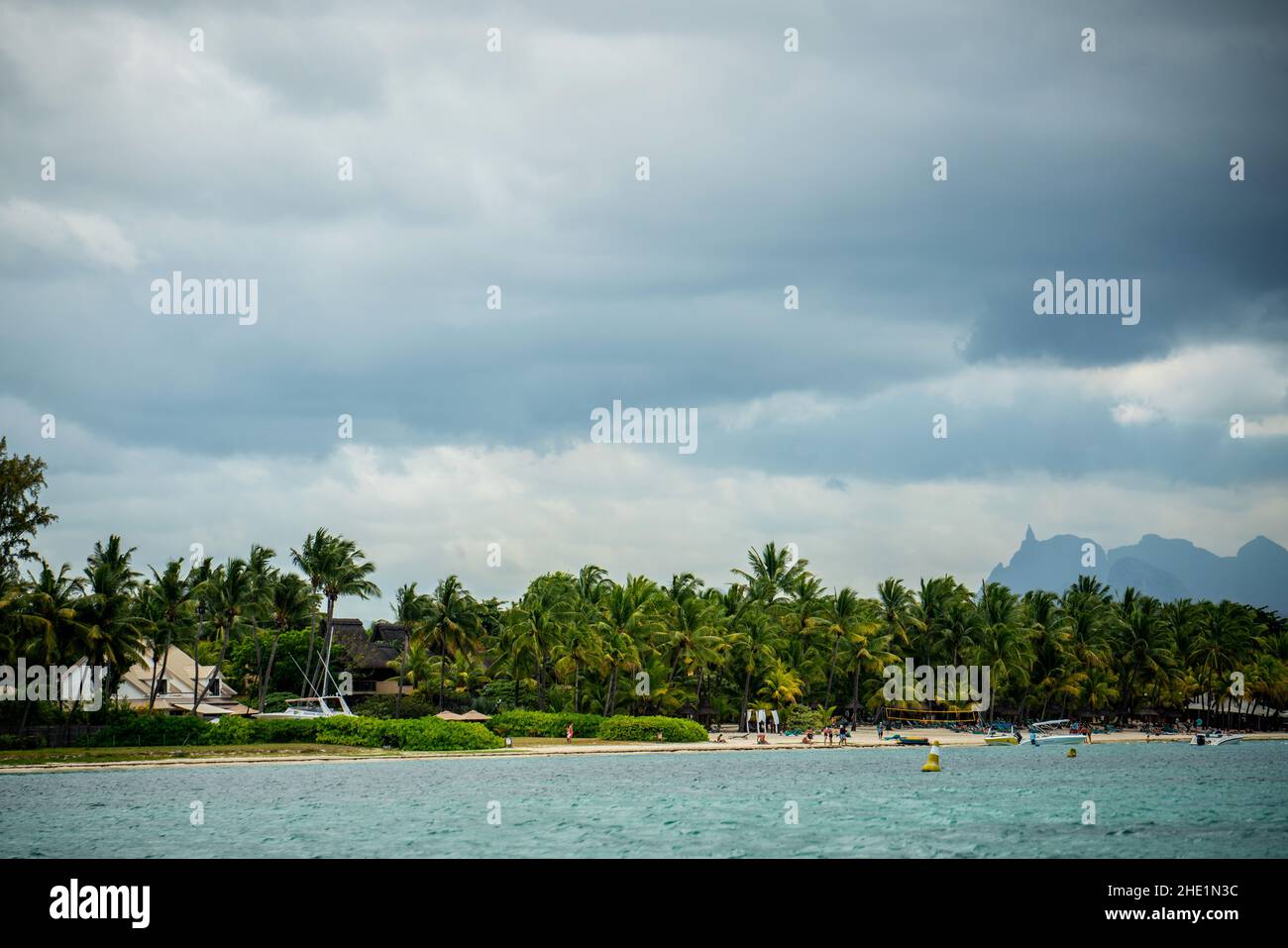 Mauritius in the Indian Ocean Stock Photo
