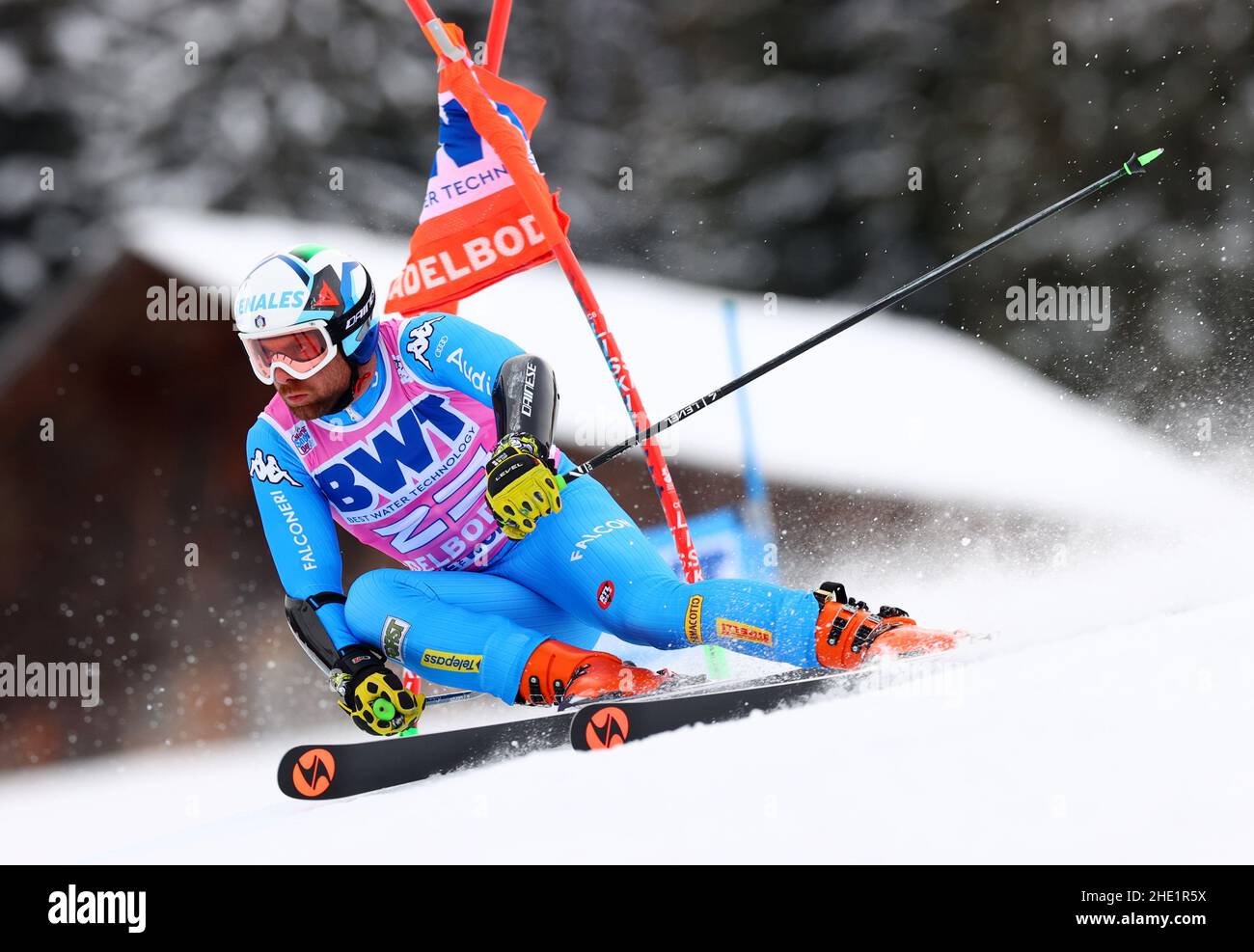 FIS Alpine Ski World Cup - Men's Giant Slalom and Slalom - Adelboden,  Switzerland - January 8, 2022 Italy's Riccardo Tonetti in action during the  first run REUTERS/Denis Balibouse Stock Photo - Alamy