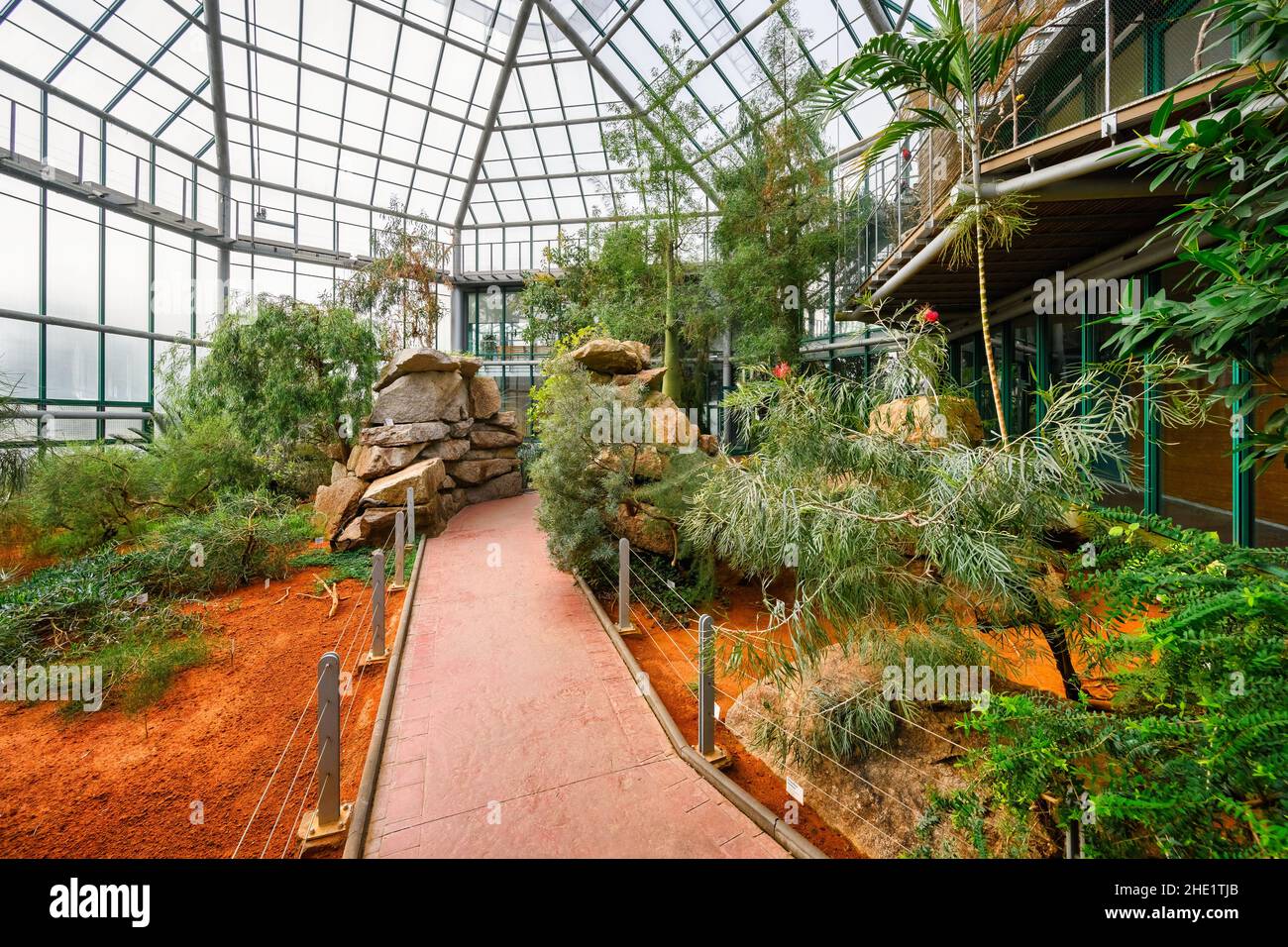 Botanical garden in Liberec, the city of the Czech Republic Stock Photo