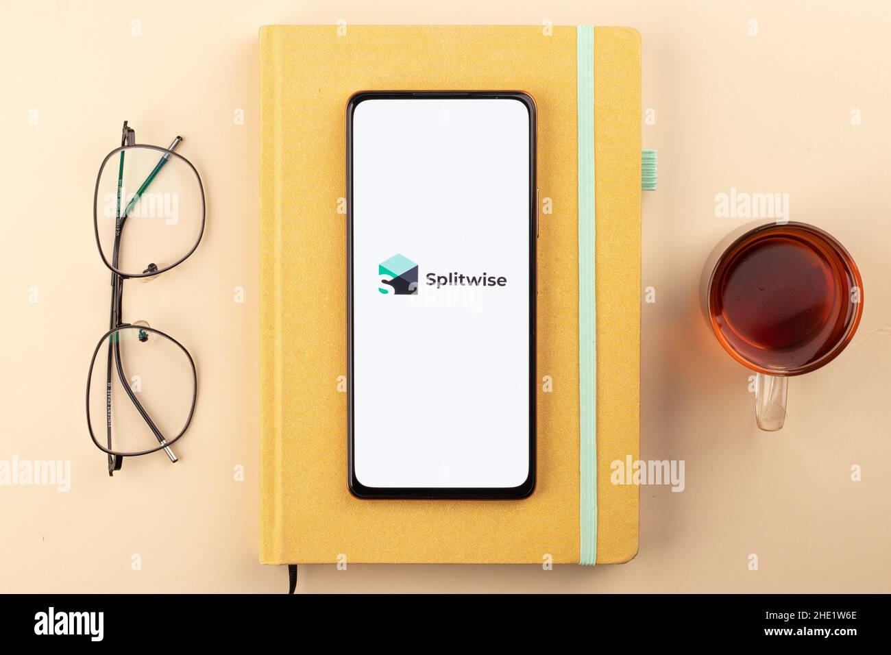 West Bangal, India - January 7, 2022 : Splitwise logo on phone screen ...