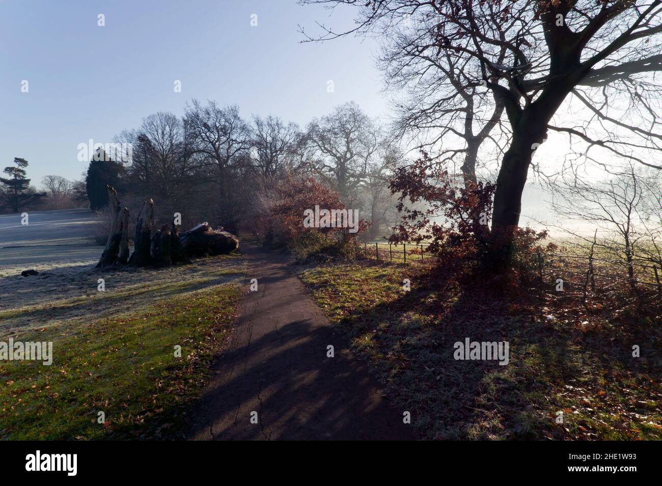 Path leading to Summerhouse Hill Wood, running Between the 14th and