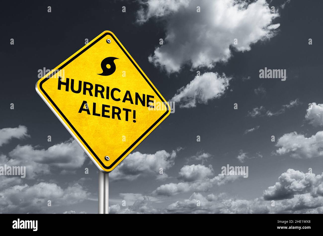 Hurricane warning flags hi-res stock photography and images - Alamy