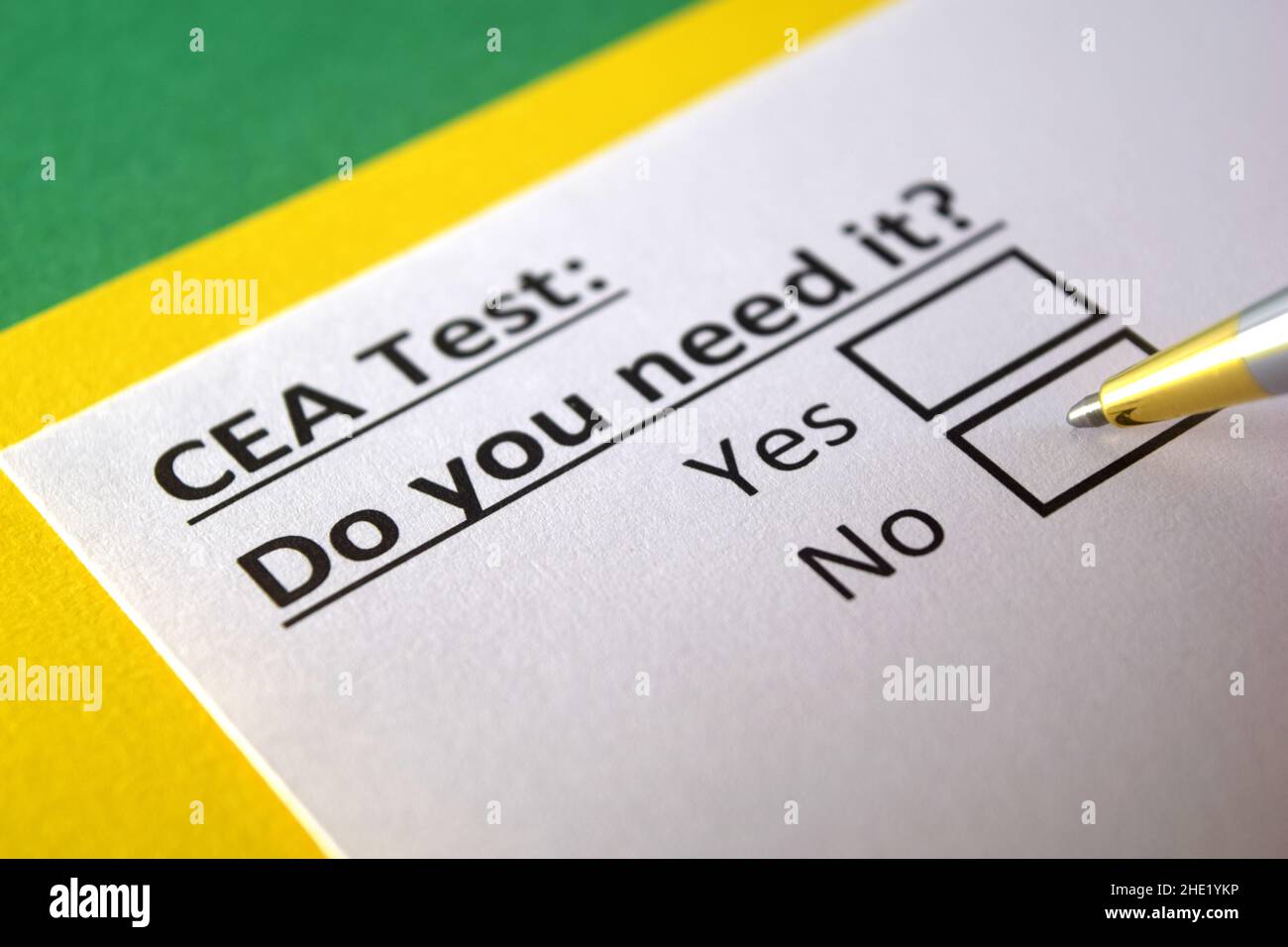 Colon cancer test hi-res stock photography and images - Alamy