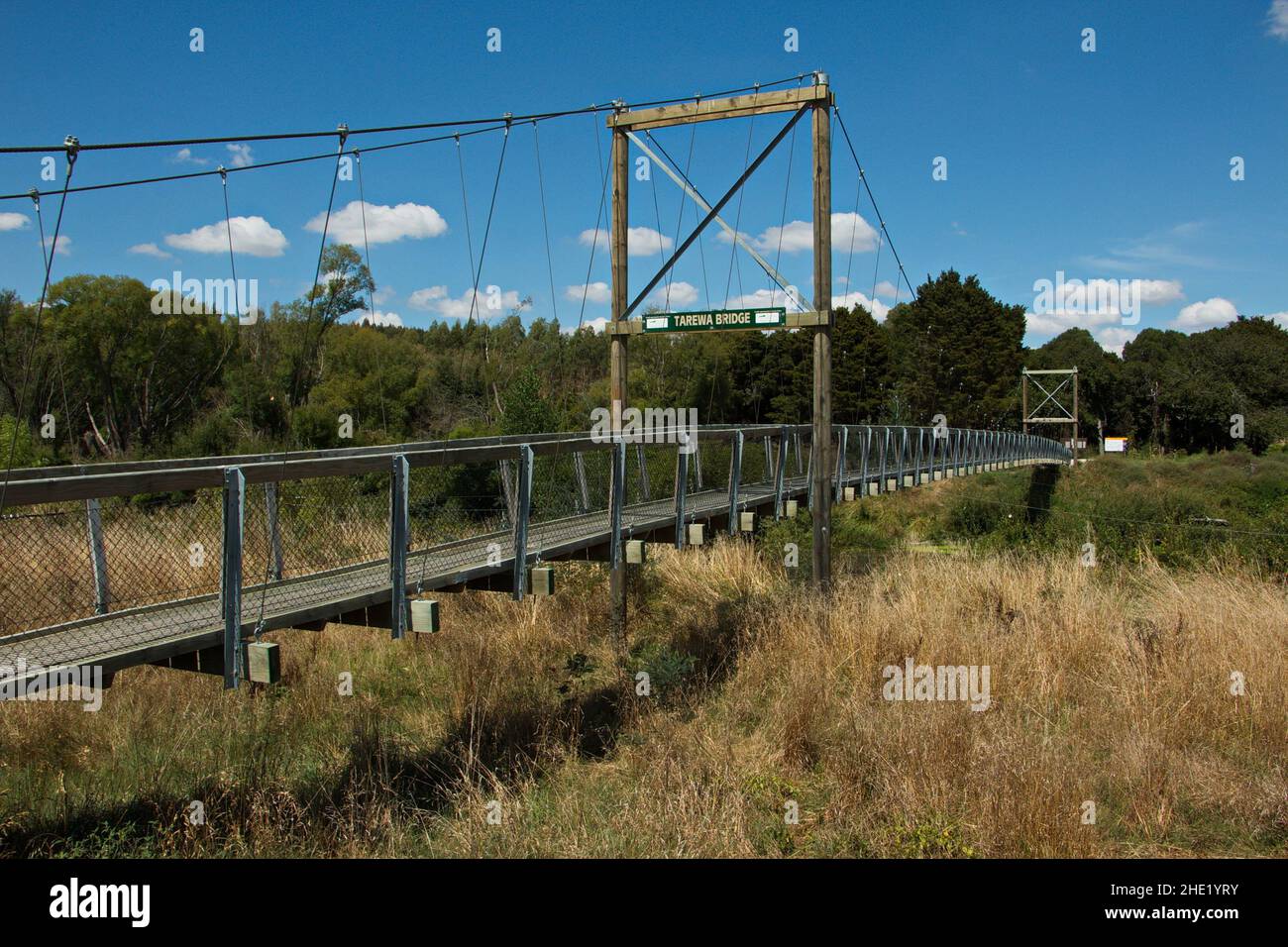 Tagwirei Bridge Tarewa Bridge on Tukituki Trail at Tukituki River near Waipukurau,Hawke ...