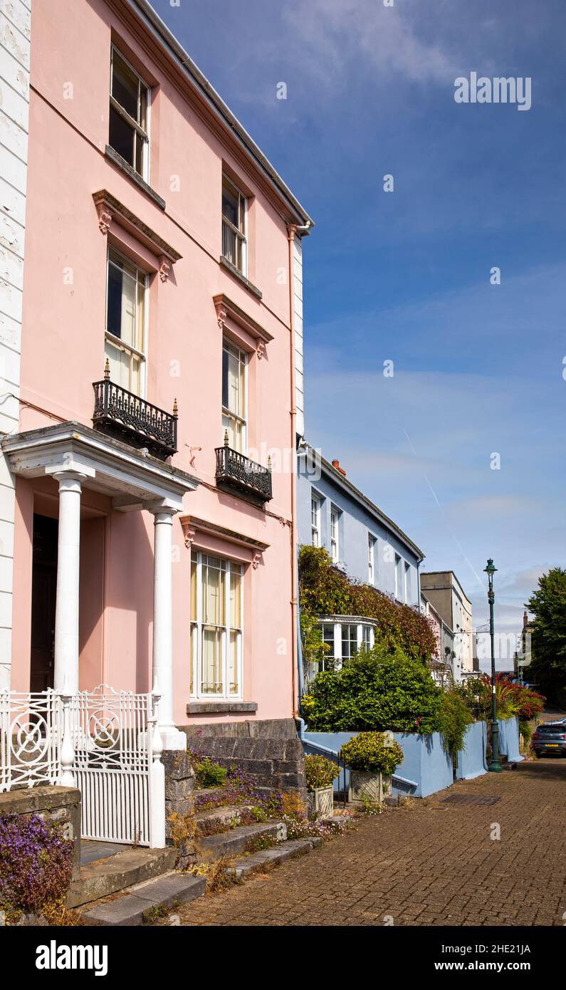 UK, Wales, Pembrokeshire, Pembroke, Main Street, Orielton Terrace the