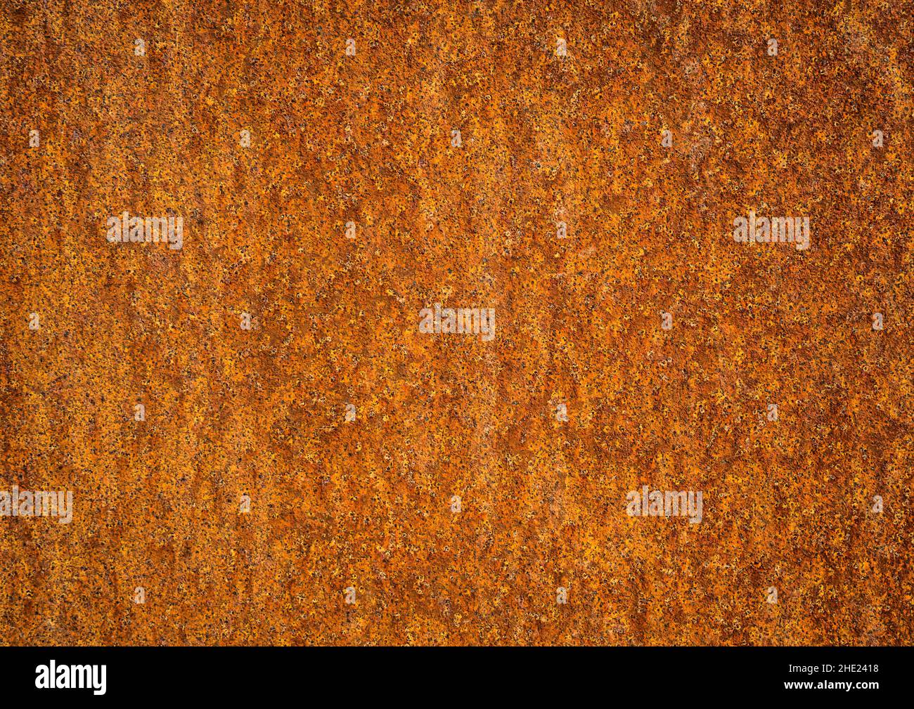 Metal plate full of rust with a lots of details. Stock Photo