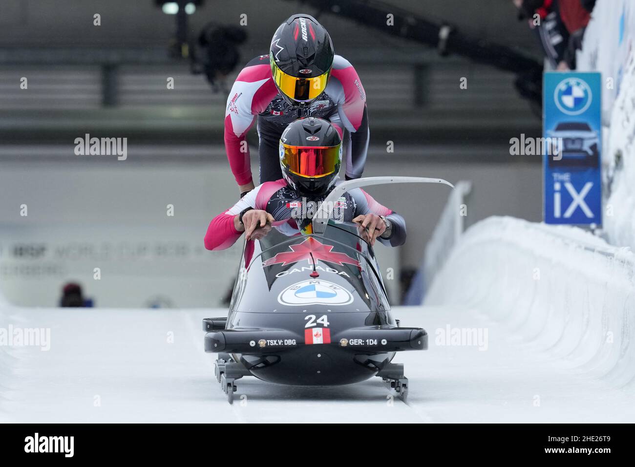 WINTERBERG, GERMANY - JANUARY 8: Christopher Spring and Jay Dearborn of ...