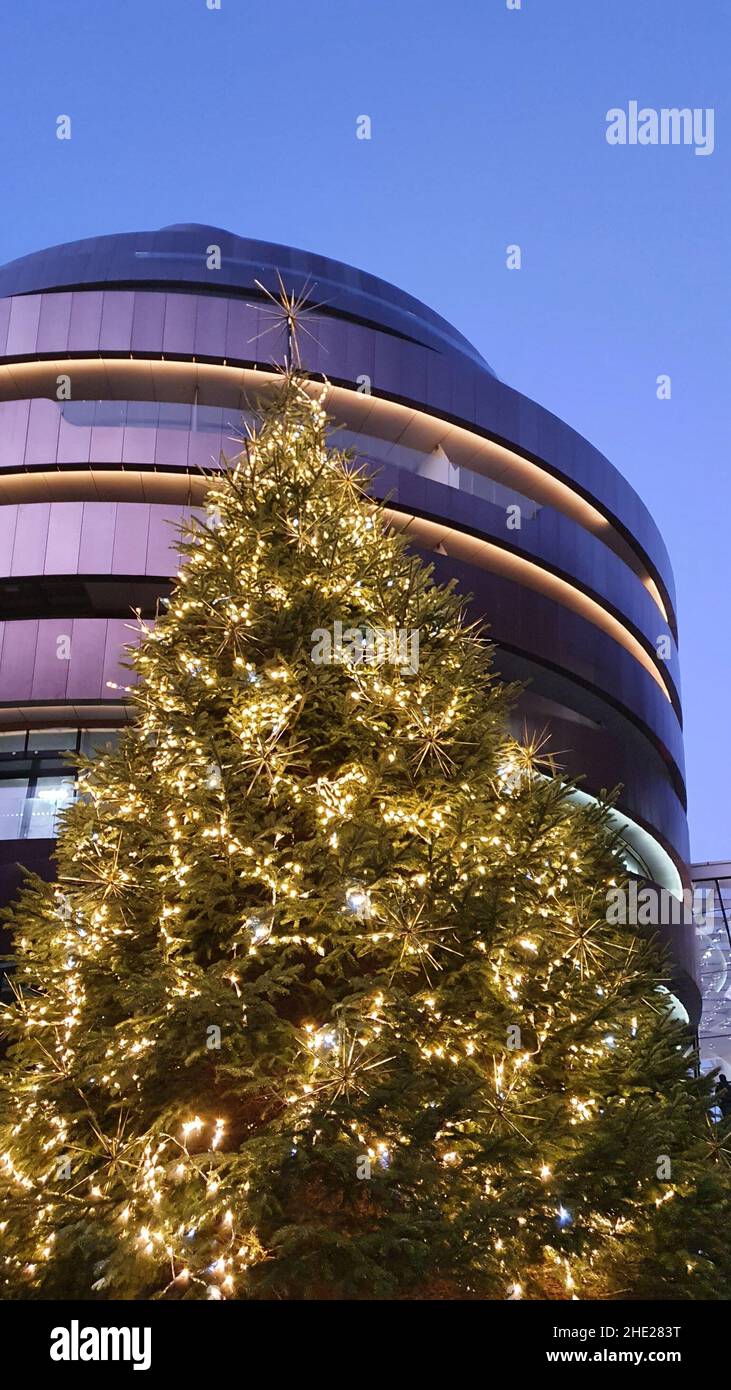 Christmas lights, St James Quarter, Edinburgh Stock Photo Alamy