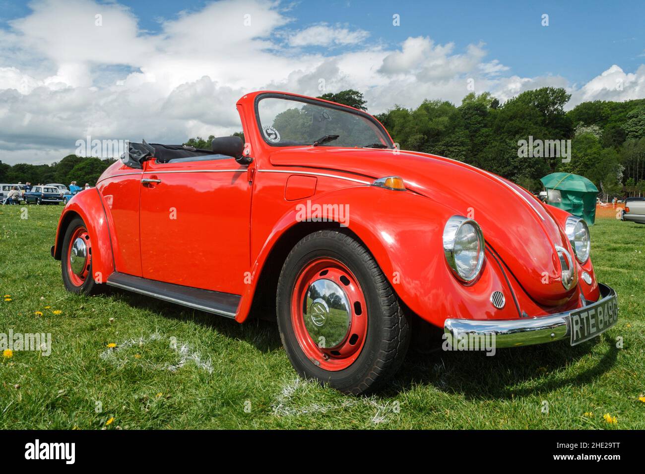 Volkswagen Beetle. Witton Park Classic car Show 2011. Stock Photo