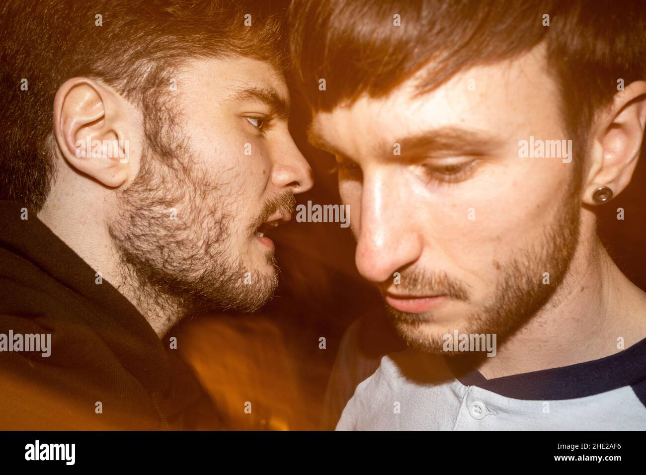 France, Brittany, Quevert, 2020-12-31. New Year's Eve party, or Saint ...