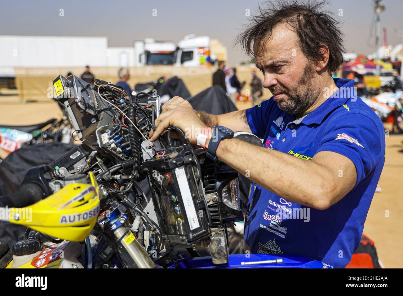 Van der Wouden Bram (nld), Sherco 450 SEF R, Moto, Original by Motul, portrait during the Rest