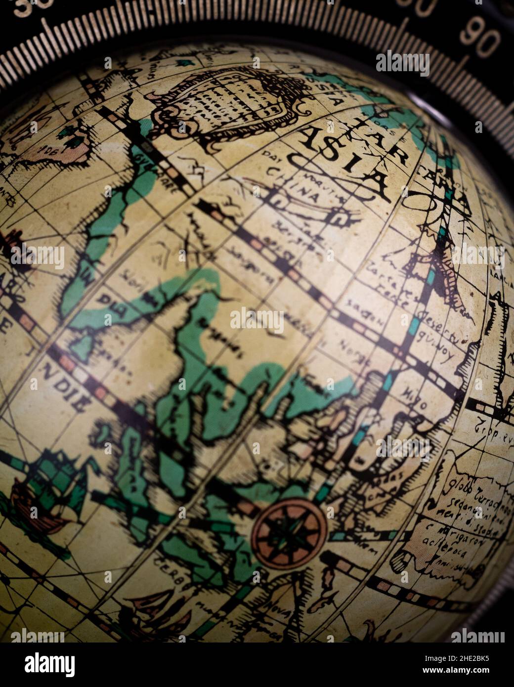 Earth globe numbers hires stock photography and images Alamy