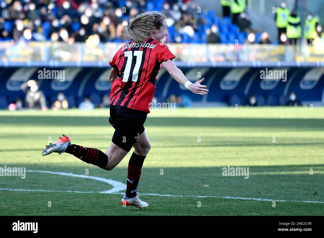 Christy Grimshaw (AC Milan) during AC Milan vs ACF Fiorentina femminile,  Italian football Serie A Women mat - Photo .LiveMedia/Francesco Scaccianoce  Stock Photo - Alamy