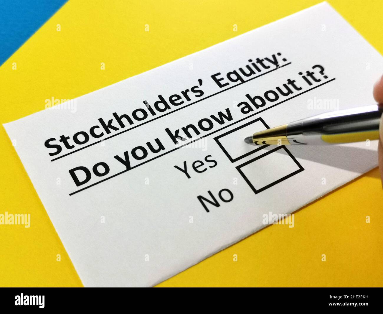 Stockholders equity hi-res stock photography and images - Alamy