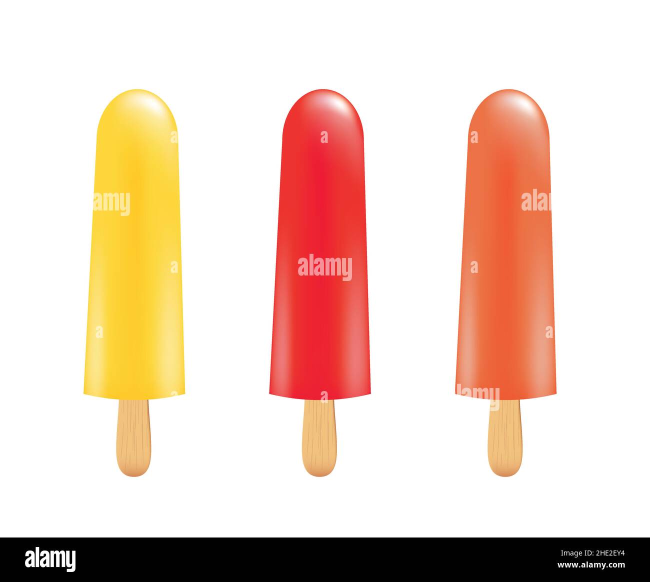 Ice cream set. vector illustration Stock Vector Image & Art - Alamy