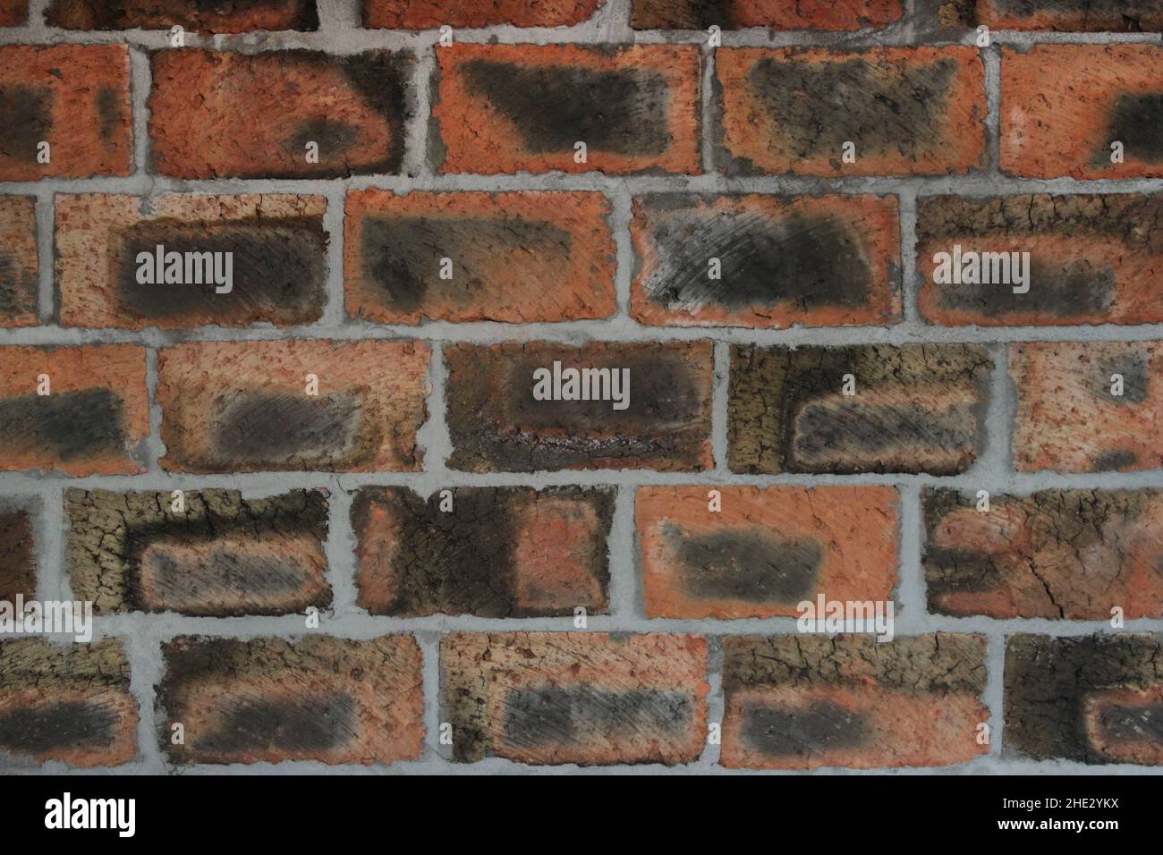Red brick wall as background Stock Photo