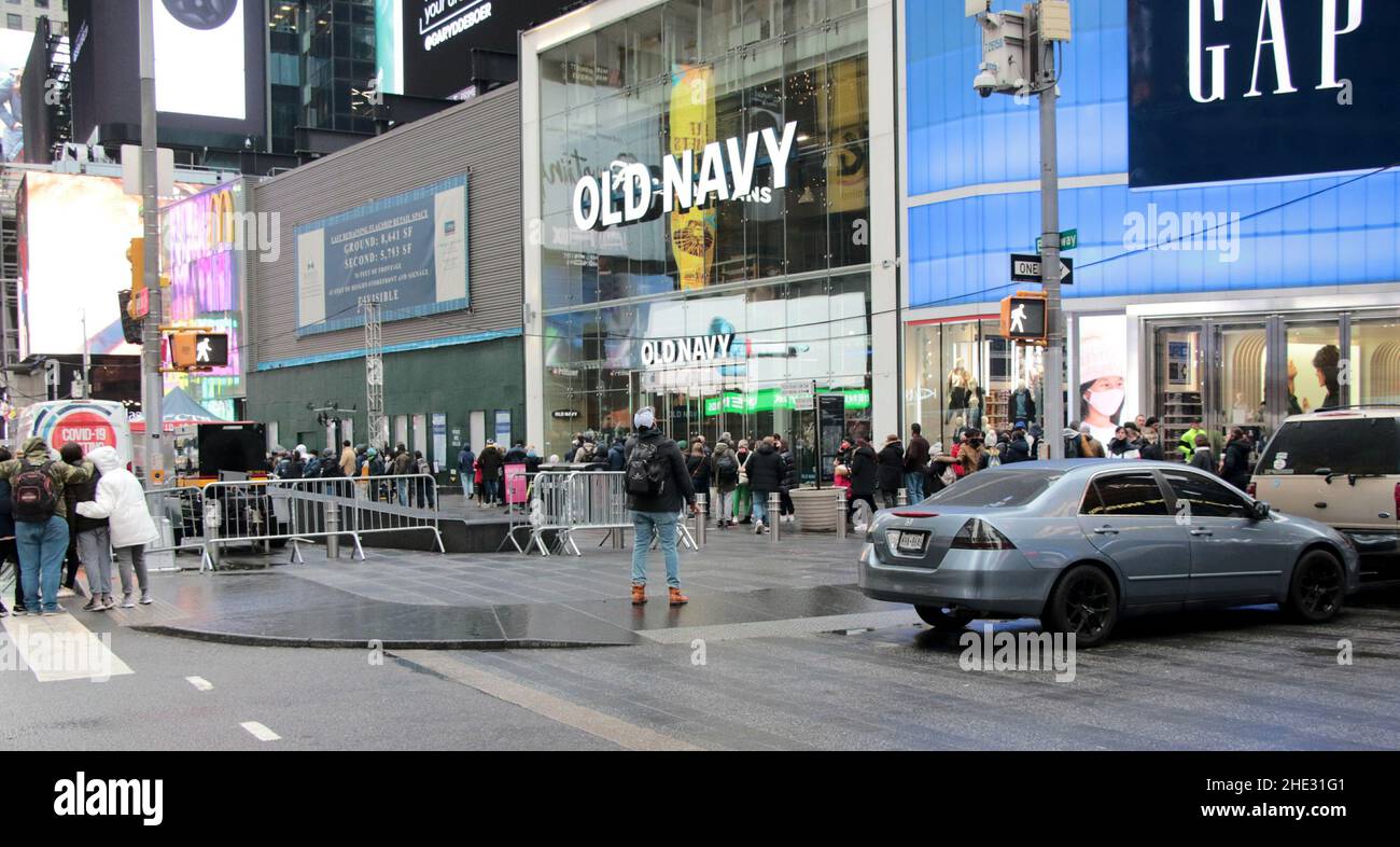 New York - NY - 20211230 Covid-19 Pop-Up Test Center in New York ...