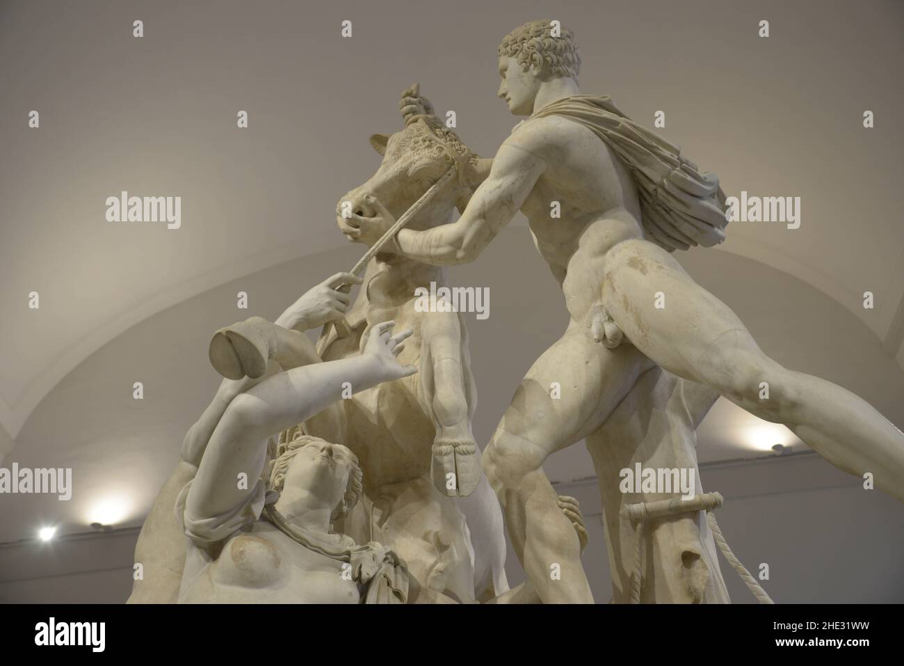 The National Archaeological Museum of Naples, Italy. Stock Photo