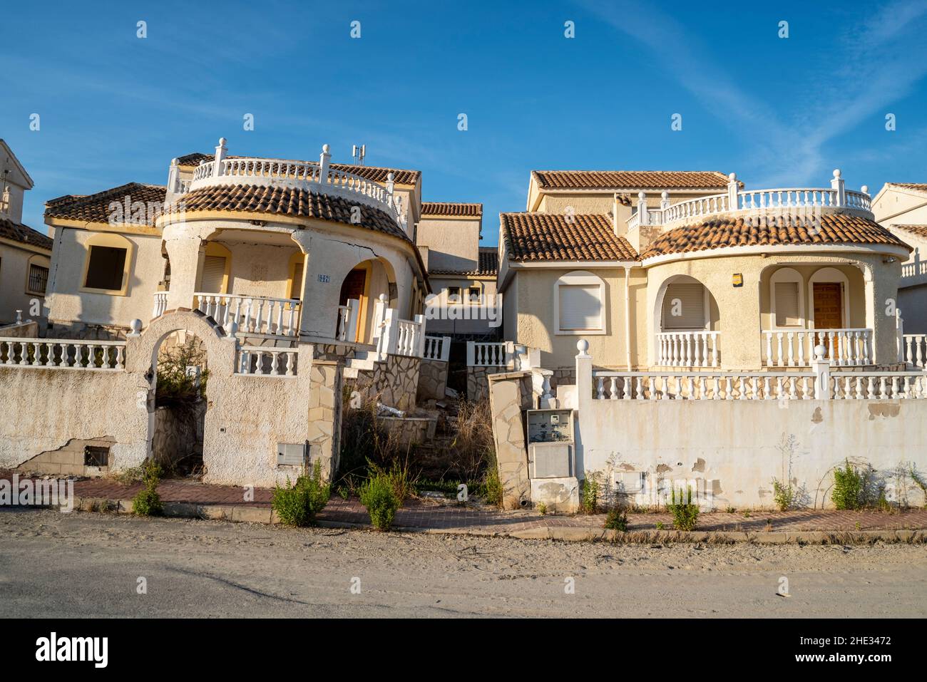 Spanish villa property in Camposol, Spain, damaged by subsidence. Home