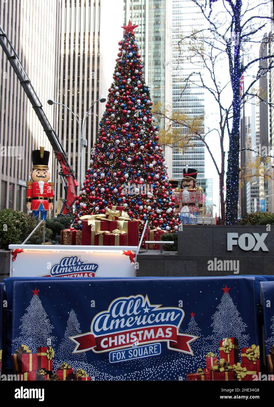 New York NY 20211217FOX News Christmas Tree Completely Restored