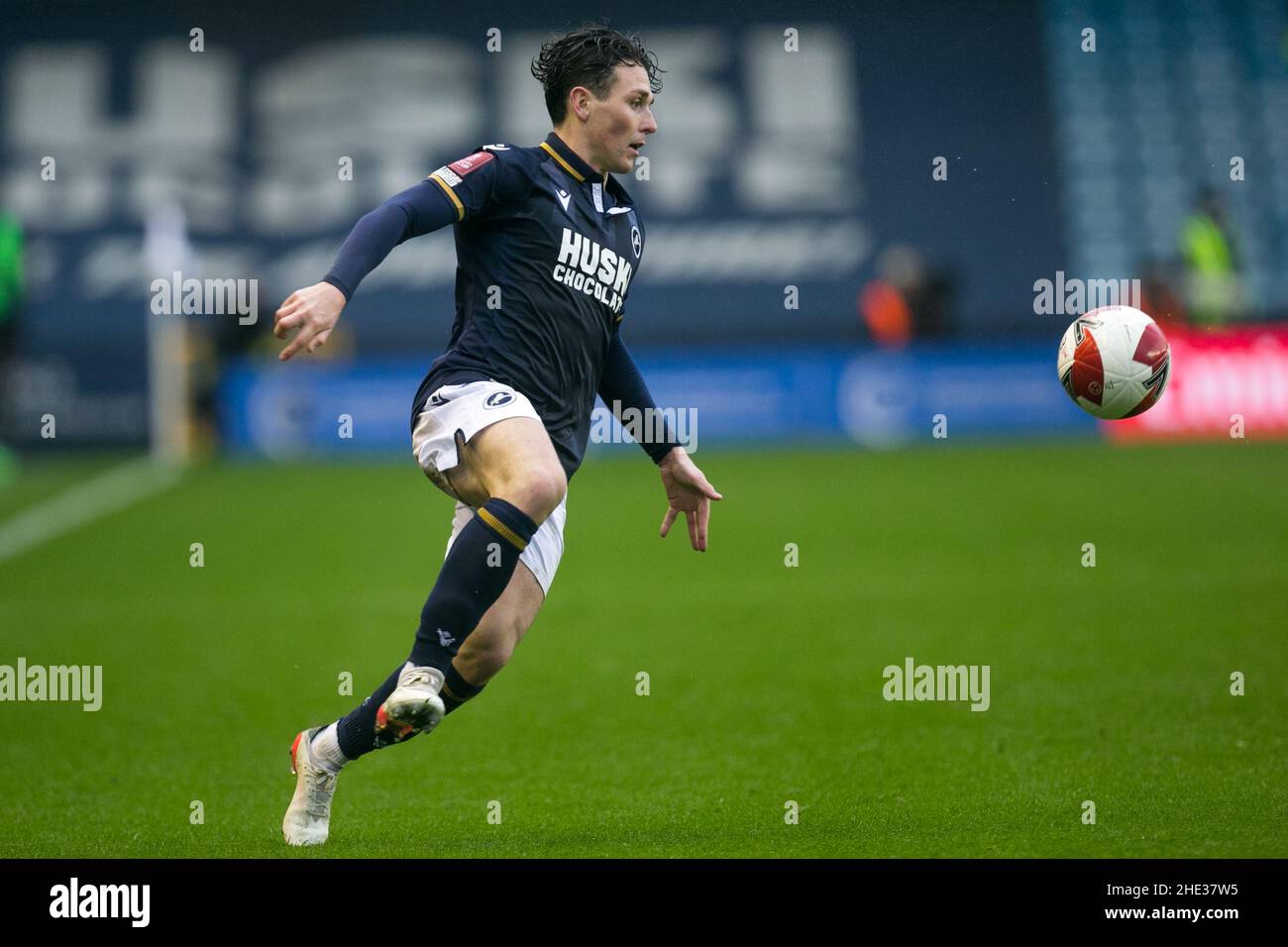 Ground View of the Den Millwall Football Club. The game finishes goalless.Millwall  FC 10/03/13 Millwall FC V Blackburn Rovers 10/03/13 FA Cup Quarter Stock  Photo - Alamy