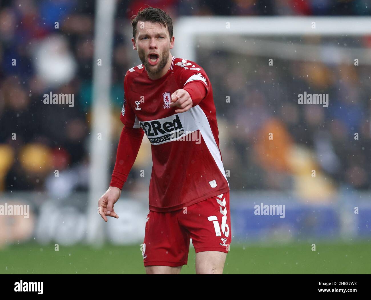 Mansfield, UK. 8th Jan, 2022. Jonny Howson of Middlesbrough during the Emirates FA Cup match at the One Call Stadium, Mansfield. Picture credit should read: Darren Staples/Sportimage Credit: Sportimage/Alamy Live News Stock Photo