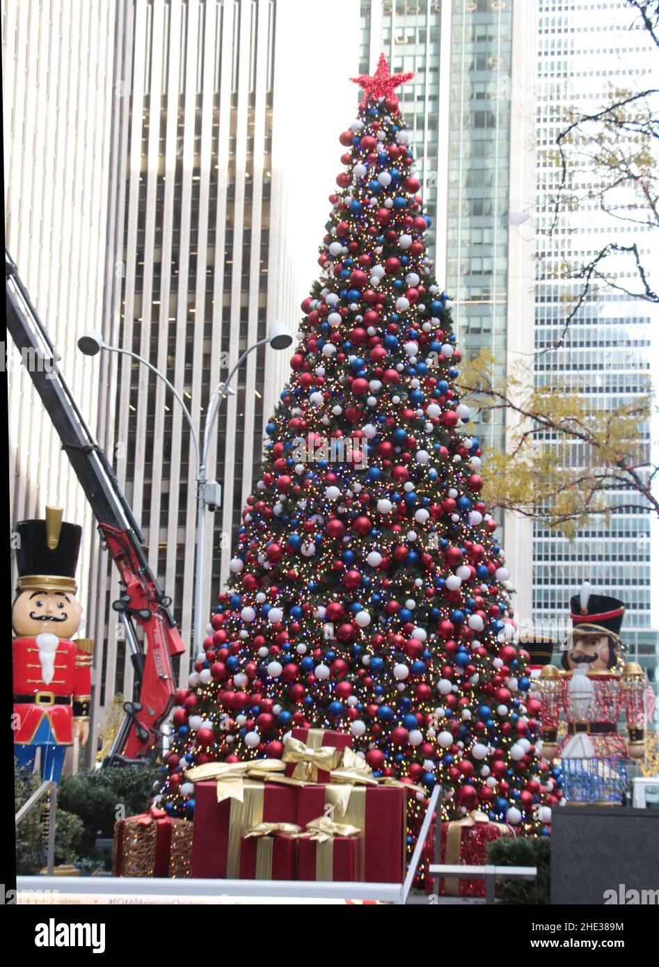 New York NY 20211217FOX News Christmas Tree Completely Restored