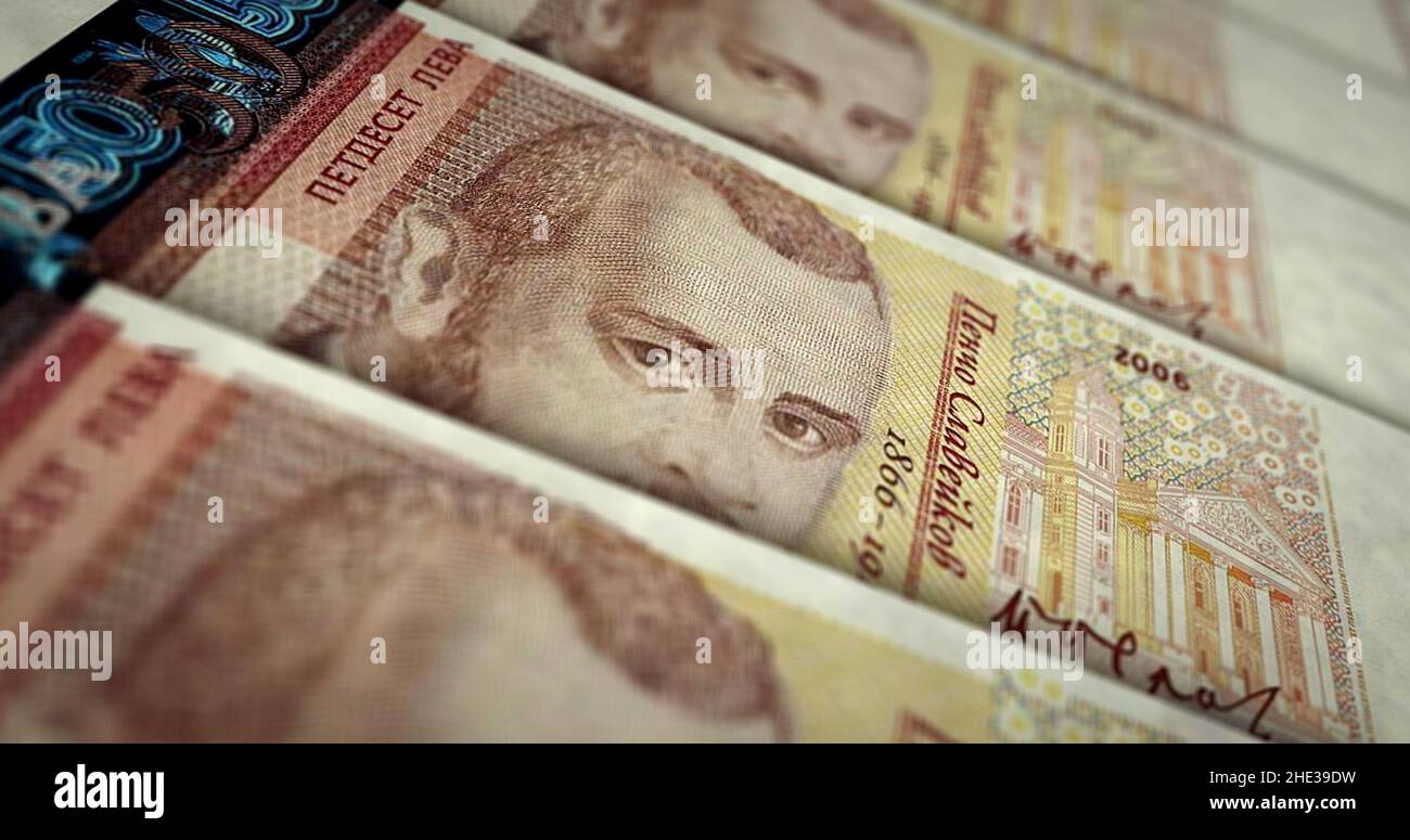Bgn Notes Lev currency stack hi-res stock photography and images - Alamy
