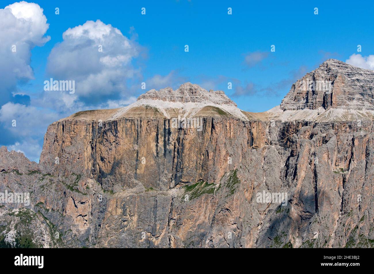 Piz Ciavazes (2831 mt), Sella mountains group,  Dolomites, Trentino-Alto Adige, Italy Stock Photo