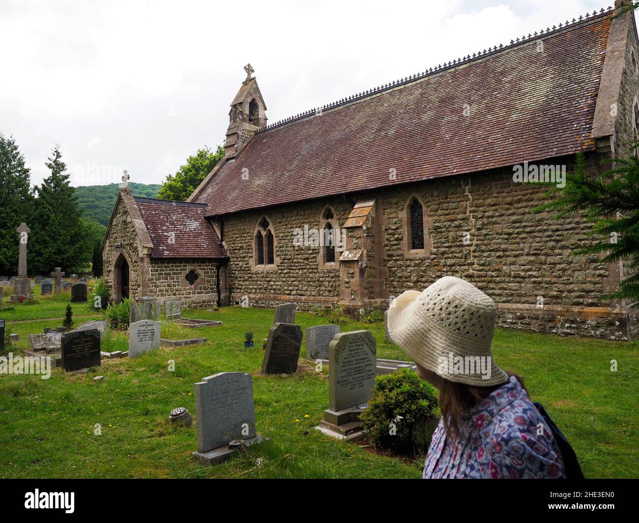 Located on the southern edge of the Malvern Hills, All Saints is a small church built of local