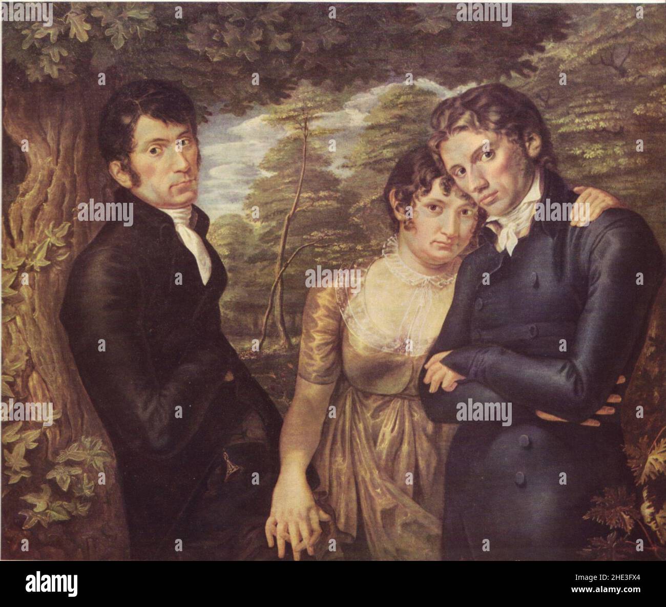 Philipp Otto Runge Wir drei Stock Photo Alamy