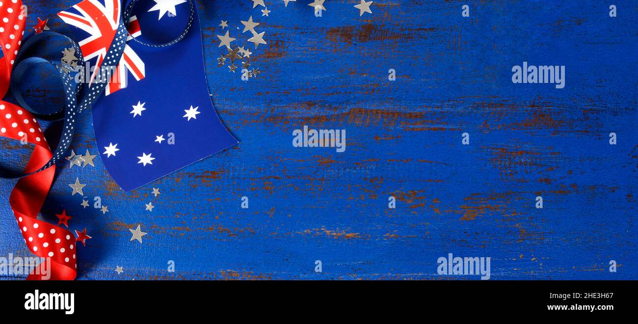 Australian flag backdrop text hi-res stock photography and images - Alamy
