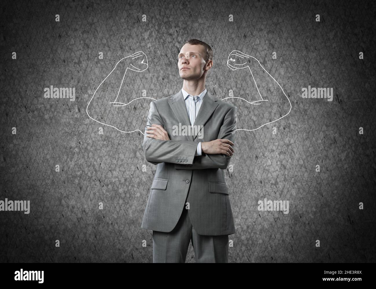 Strong and powerful Stock Photo - Alamy