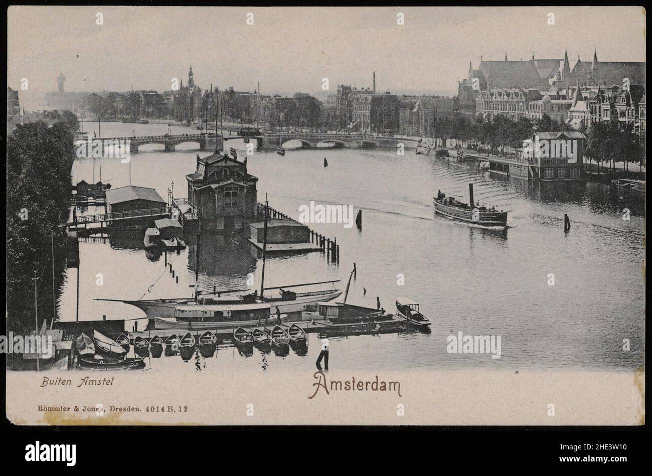 Vintage Print Alte Pinakothek - Carte Cabinet Römmler & Jonas München - Circa 1894 - Original