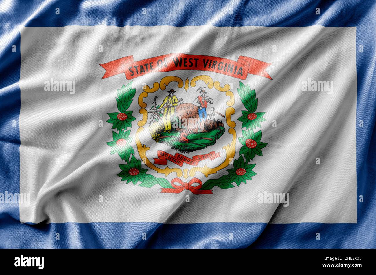 State Flag Of West Virginia Image