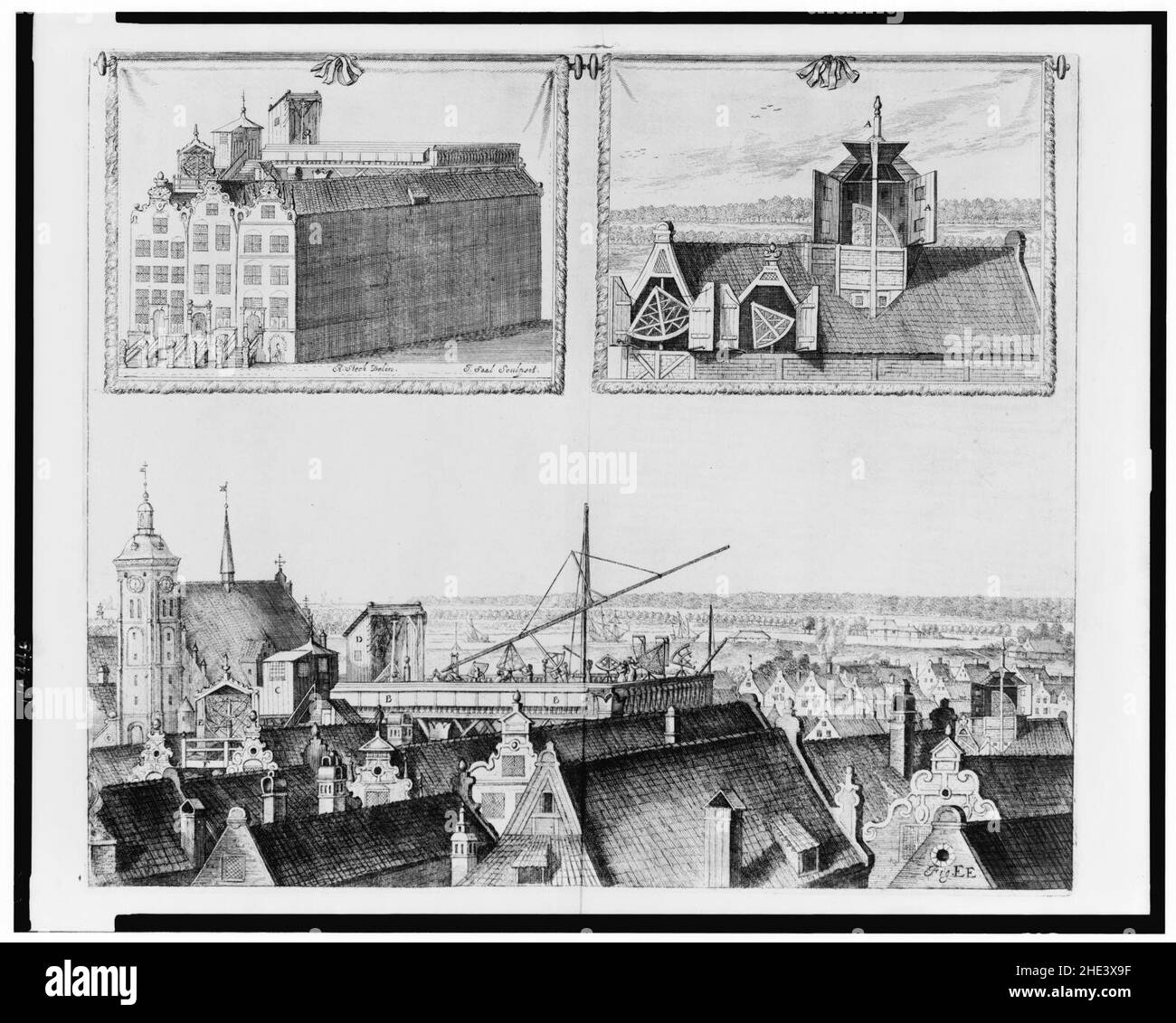 Astronomical observatory Black and White Stock Photos & Images - Alamy