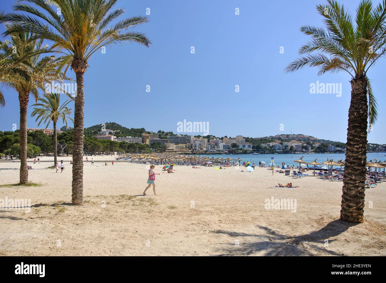 Platja Santa Ponca, Santa Ponsa (Santa Ponca), Majorca (Mallorca), Balearic Islands, Spain Stock Photo