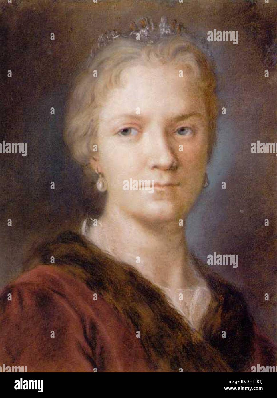 Rosalba Carriera Self-portrait2. Stock Photo