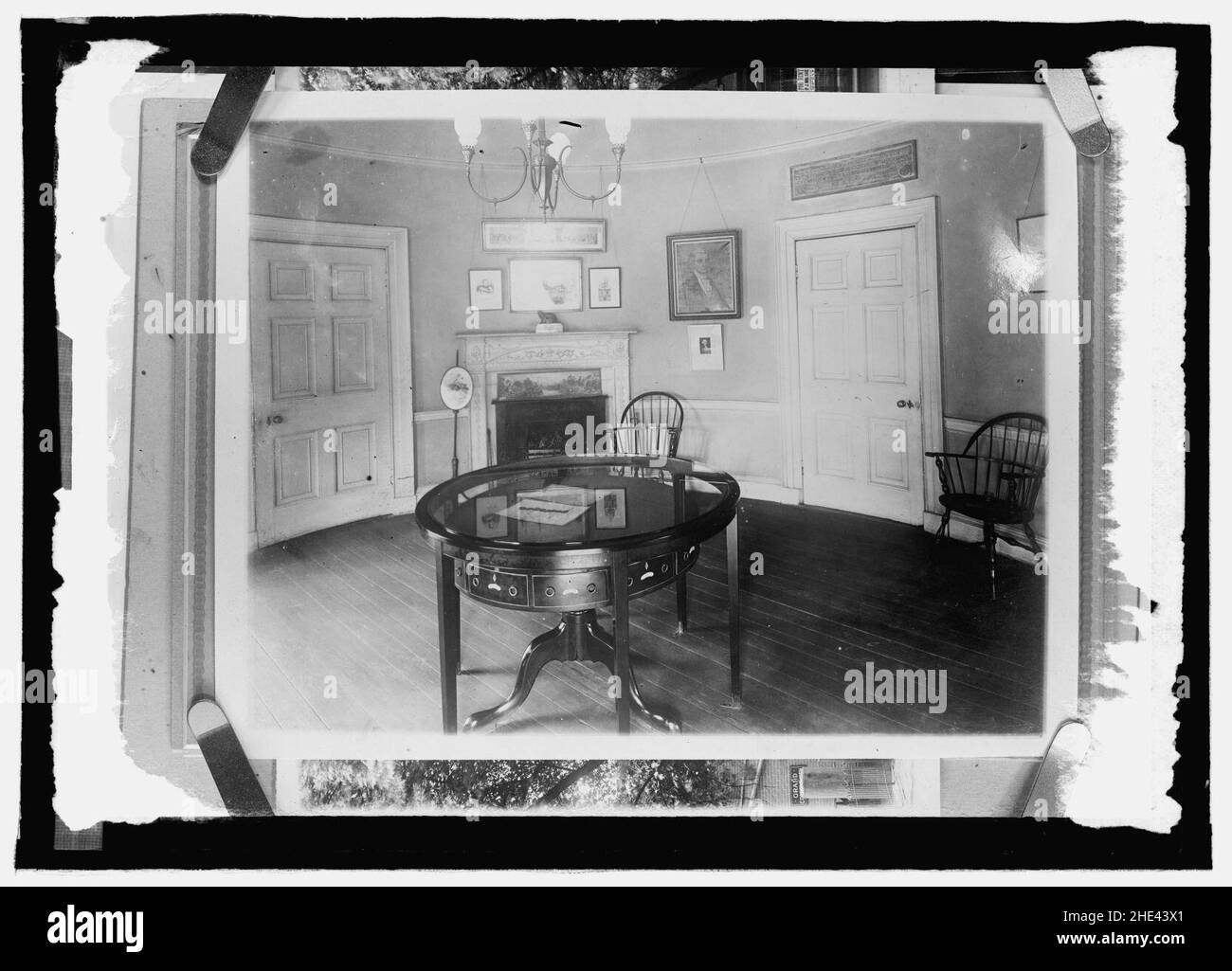 Round Room, Octagon House Stock Photo