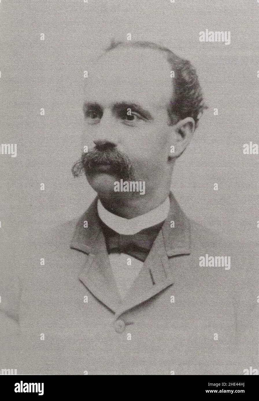 Tulare County Sheriff Gene Kay, taken in 1891 when he was sworn into office in relation to the Dalton Gang Stock Photo