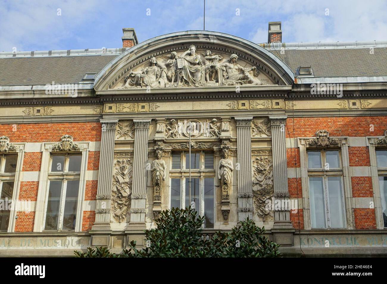 Royal conservatory of brussels r gence brussels belgium stock