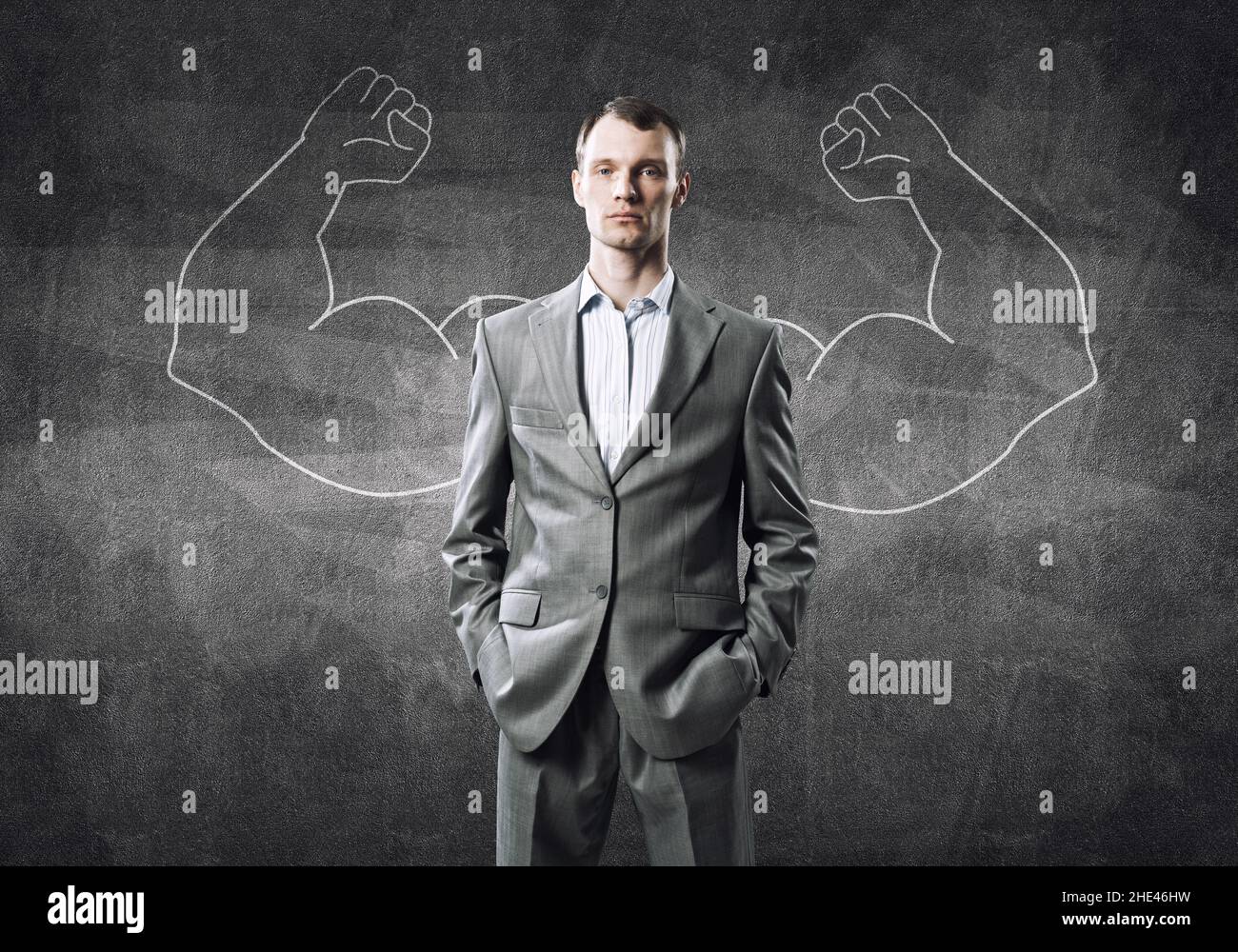 Strong and powerful Stock Photo - Alamy