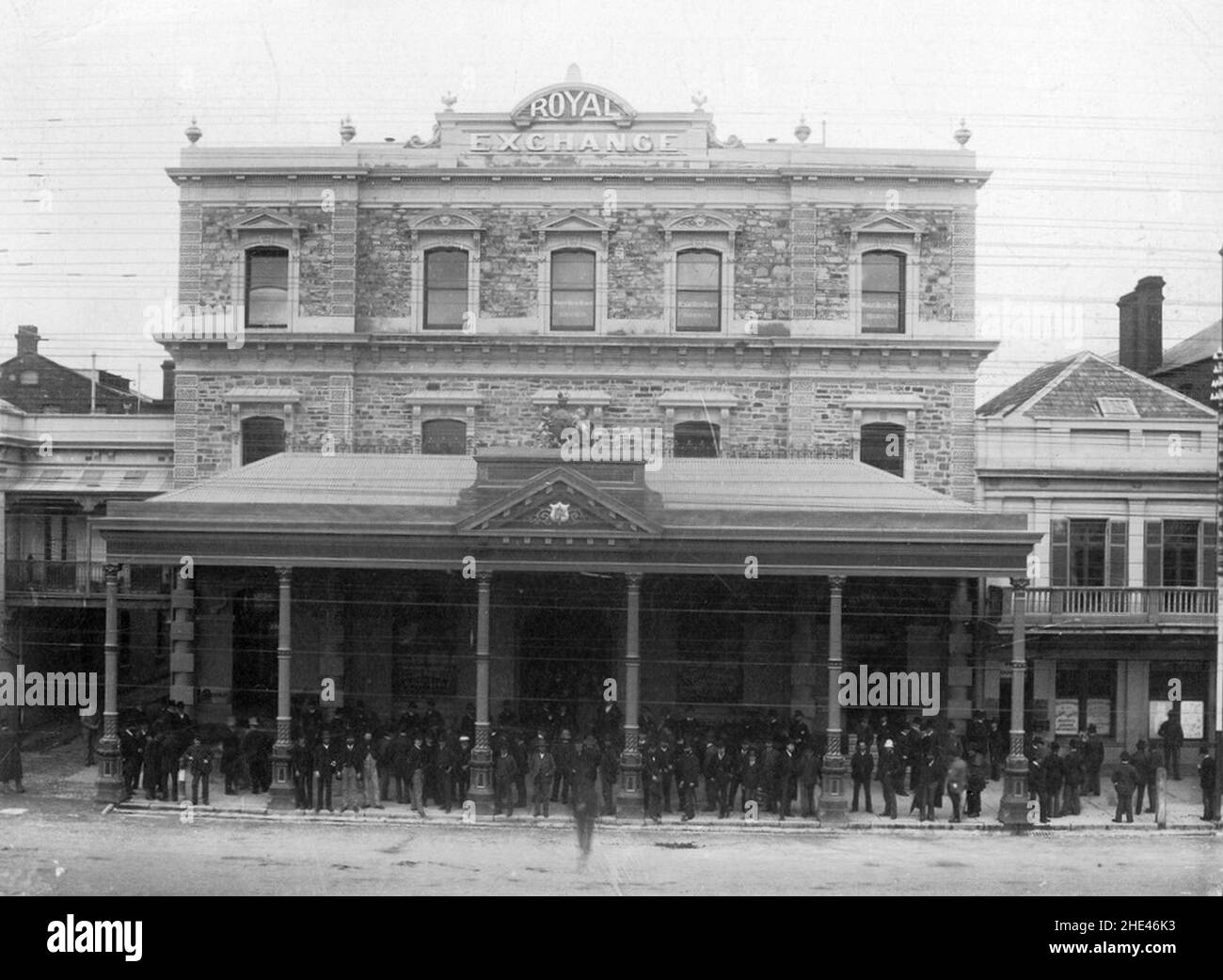 Royal Exchange, King William Street Stock Photo Alamy