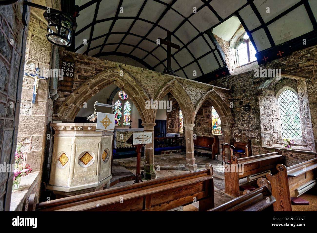 St Mary's at Welsh Newton, Herefordshire, is an Anglican church built