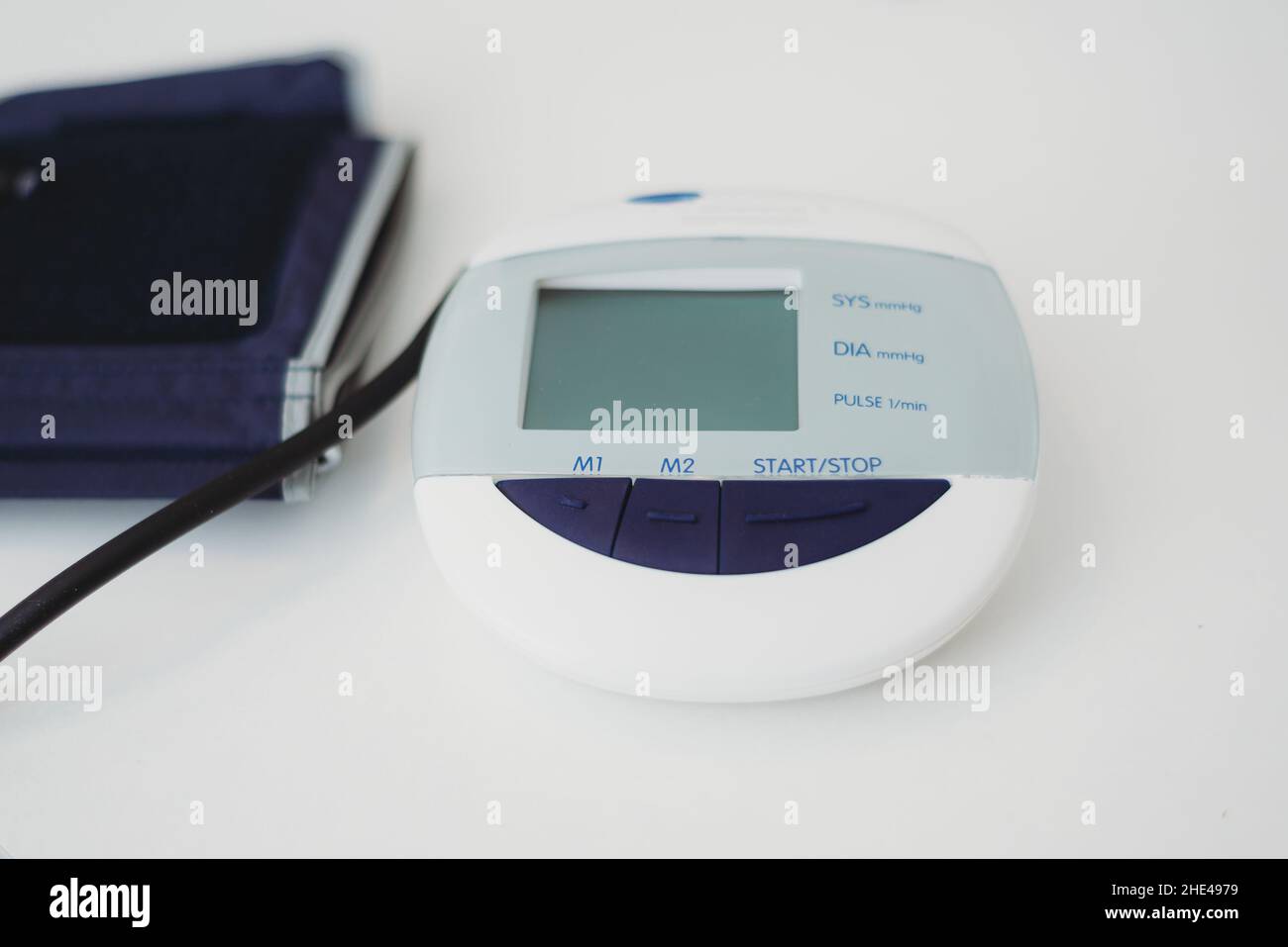 digital sphygmomanometer, medical device for measuring blood pressure Stock Photo Alamy